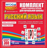 Динамические раздаточные пособия. Русский язык (комплект демонстрационных материалов). Касса букв, слогов, звуковых схем с набором интерактивных таблиц. - fgospostavki.ru - Петропавловск-Камчатский
