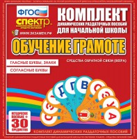 Динамические раздаточные пособия. Обучение грамоте (веера). Гласные буквы, знаки, согласные буквы. - fgospostavki.ru - Петропавловск-Камчатский
