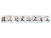 Стенд-лента "Выдающиеся ученые-историки" - fgospostavki.ru - Петропавловск-Камчатский