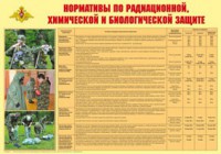 Плакат "Нормативы по радиационной, химической и биологической защите" - fgospostavki.ru - Петропавловск-Камчатский