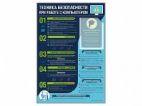 Стенд-уголок "Техника безопасности при работе на компьютере в общеобразовательных учреждениях" - fgospostavki.ru - Петропавловск-Камчатский