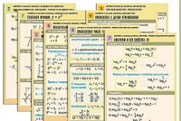 Комплект таблиц по всему курсу "Алгебра и начала анализа" (50 таблиц, А1, полноцветные, ламинированные) - fgospostavki.ru - Петропавловск-Камчатский