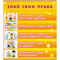 Стенд "Знай свои права" - fgospostavki.ru - Петропавловск-Камчатский