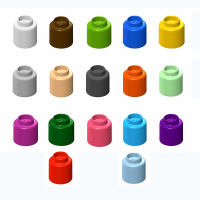  Элемент конструктора одиночный одноцветный Color Blocks 100 штук - fgospostavki.ru - Петропавловск-Камчатский