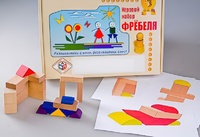 Игровой набор Фребеля "Конструктор деревянный без соединений-2" (Серия "Эксперимент") - fgospostavki.ru - Петропавловск-Камчатский