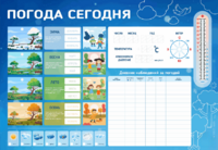 Стенд-уголок маркерный "Погода сегодня" - fgospostavki.ru - Петропавловск-Камчатский