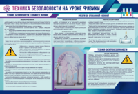 Стенд-уголок "Техника безопасности на уроках физики" - fgospostavki.ru - Петропавловск-Камчатский