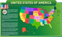 Стенд "United States Of America" - fgospostavki.ru - Петропавловск-Камчатский
