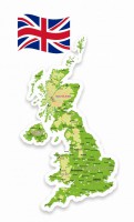 Стенд "Физическая карта Великобритании" - fgospostavki.ru - Петропавловск-Камчатский