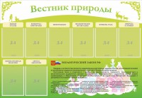 Стенд "Вестник природы" Вариант 4 - fgospostavki.ru - Петропавловск-Камчатский