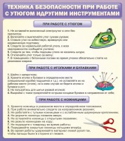 Стенд "Техника безопасности при работе с утюгом" - fgospostavki.ru - Петропавловск-Камчатский