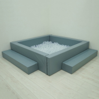 Сухой бассейн с шариками и RGB-подсветкой 190х190 см - fgospostavki.ru - Петропавловск-Камчатский