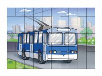 Магнитный пазл "Троллейбус" - fgospostavki.ru - Петропавловск-Камчатский