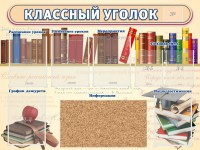 Стенд "Классный уголок" (с пробковым покрытием) - fgospostavki.ru - Петропавловск-Камчатский