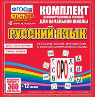 Динамические раздаточные пособия. Русский язык (комплект демонстрационных материалов). Касса букв, слогов, звуковых схем с набором интерактивных таблиц. - fgospostavki.ru - Петропавловск-Камчатский