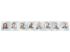 Стенд-лента "Выдающиеся ученые-историки" - fgospostavki.ru - Петропавловск-Камчатский