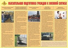Плакат "Обязательная подготовка граждан к военной службе" - fgospostavki.ru - Петропавловск-Камчатский