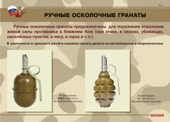Комплект плакатов "Ручные гранаты" - fgospostavki.ru - Петропавловск-Камчатский