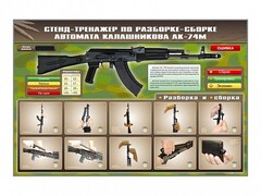 Стенд-тренажер по сборке-разборке автомата Калашникова АК-74М - fgospostavki.ru - Петропавловск-Камчатский
