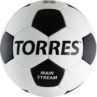 Мяч футбольный TORRES Main Stream (размер 4, синтетическая кожа, тренировочный) - fgospostavki.ru - Петропавловск-Камчатский