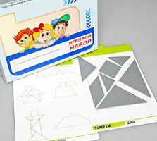 Игровой набор "Танграм" (с комплектом карточек) - fgospostavki.ru - Петропавловск-Камчатский