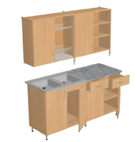 Мебель кухонная (столы с гигиеническим покрытием, шкаф для хранения посуды, сушка для посуды, моечная раковина) - fgospostavki.ru - Петропавловск-Камчатский