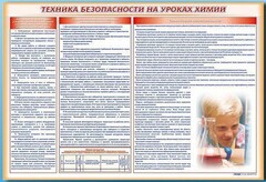 Стенд-уголок "Техника безопасности на уроках химии" - fgospostavki.ru - Петропавловск-Камчатский