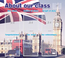 Стенд "About our class" - fgospostavki.ru - Петропавловск-Камчатский