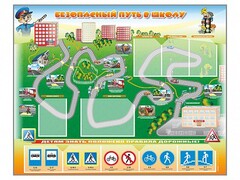 Стенд "Безопасный путь в школу" с комплектом сменных карточек - fgospostavki.ru - Петропавловск-Камчатский