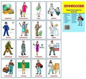 Раздаточные карточки "Профессии" - fgospostavki.ru - Петропавловск-Камчатский