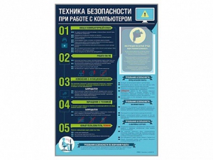 Стенд-уголок "Техника безопасности при работе на компьютере в общеобразовательных учреждениях" - fgospostavki.ru - Петропавловск-Камчатский
