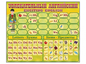 Комплект оборудования "Английский алфавит" с комплектом тематических магнитов - fgospostavki.ru - Петропавловск-Камчатский