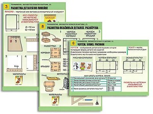 Комплект таблиц "Технология. Обработка бумаги и картона-1" (8 таблиц, А1, ламинированные, с раздаточным материалом) - fgospostavki.ru - Петропавловск-Камчатский