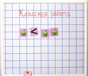 Магнитно-маркерная доска "Клетка" (86 см х 75 см) - fgospostavki.ru - Петропавловск-Камчатский