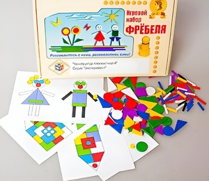 Игровой набор Фребеля "Конструктор плоскостной-4" (Серия "Эксперимент") - fgospostavki.ru - Петропавловск-Камчатский