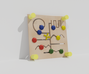 Тактильно-развивающая панель с лабиринтами - fgospostavki.ru - Петропавловск-Камчатский
