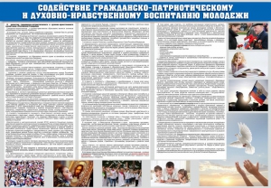 Стенд "Содействие гражданско-патриотическому и духовно-нравственному воспитанию молодежи" - fgospostavki.ru - Петропавловск-Камчатский