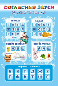 Стенд "Согласные русского языка" - fgospostavki.ru - Петропавловск-Камчатский