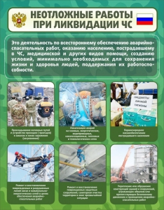 Стенд "Неотложные работы при ликвидации ЧС" - fgospostavki.ru - Петропавловск-Камчатский