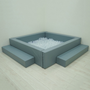 Сухой бассейн с шариками и RGB-подсветкой 190х190 см - fgospostavki.ru - Петропавловск-Камчатский