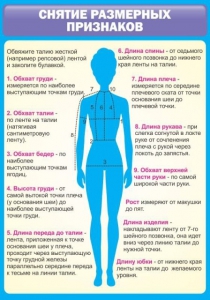 Стенд "Снятие мерок" Вариант 2 - fgospostavki.ru - Петропавловск-Камчатский
