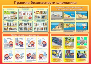 Стенд "Правила безопасности школьника" - fgospostavki.ru - Петропавловск-Камчатский