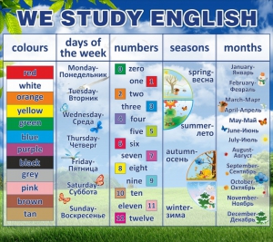 Стенд "We study english" - fgospostavki.ru - Петропавловск-Камчатский