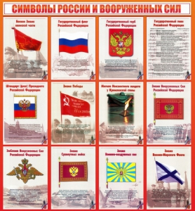 Стенд "Символы России и вооруженных сил" - fgospostavki.ru - Петропавловск-Камчатский
