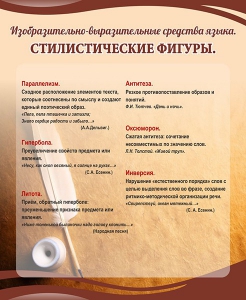 Стенд "Стилистические фигуры" Вариант 2 - fgospostavki.ru - Петропавловск-Камчатский