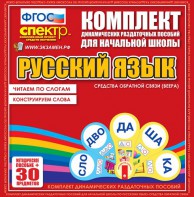 Динамические раздаточные пособия. Русский язык (веера). Читаем по слогам (слоги из двух букв). Конструируем слова (слоги из двух и трех букв). - fgospostavki.ru - Петропавловск-Камчатский