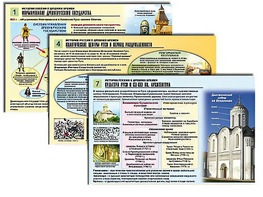 Комплект таблиц по истории "История России с древних времен" раздаточные (цветные, ламинированные, А4, 10 штук) - fgospostavki.ru - Петропавловск-Камчатский