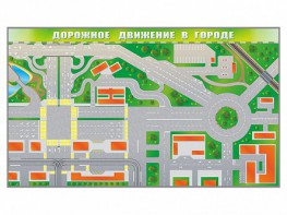 Доска магнитно-маркерная панорамная "Дорожное движение в городе" - fgospostavki.ru - Петропавловск-Камчатский