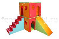 Домик игровой двухэтажный (комплект) - fgospostavki.ru - Петропавловск-Камчатский