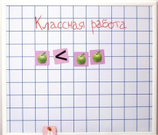 Магнитно-маркерная доска "Клетка" (86 см х 75 см) - fgospostavki.ru - Петропавловск-Камчатский